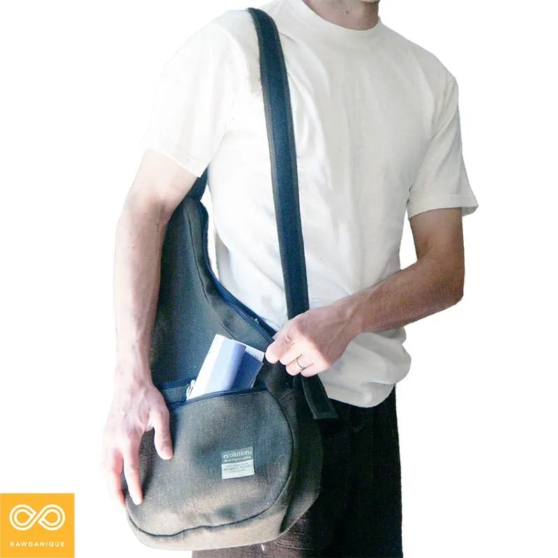 100% Organic Hemp Teardrop Shoulder Bag (Closeout - Final Sale)