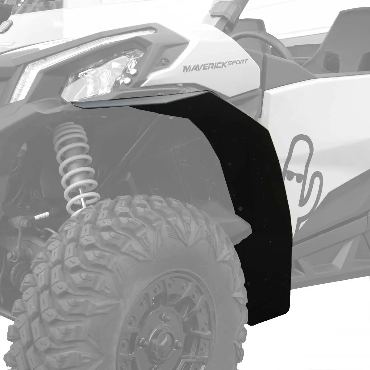 2019-2025 Can-Am Maverick Sport Max Coverage Fender Flares