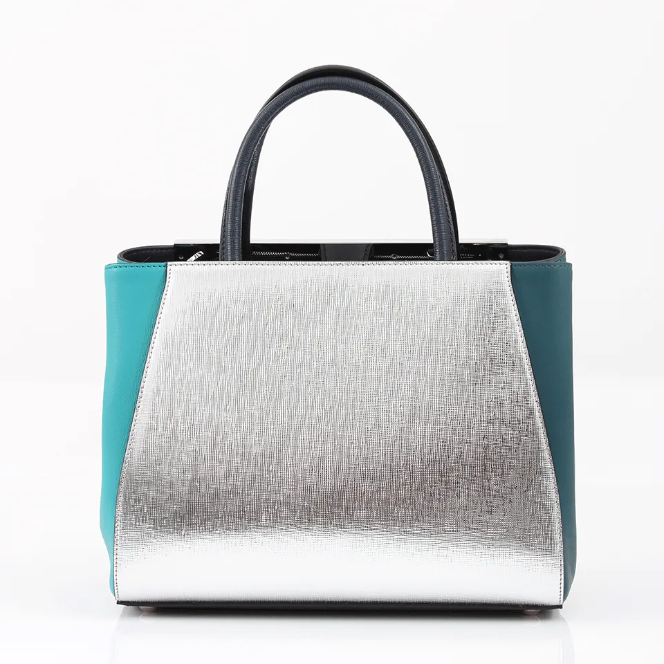 2Jours Silver Small Shopping Bag