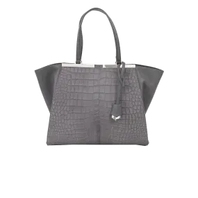 2Jours Stamped Croc Grande Shopping Bag