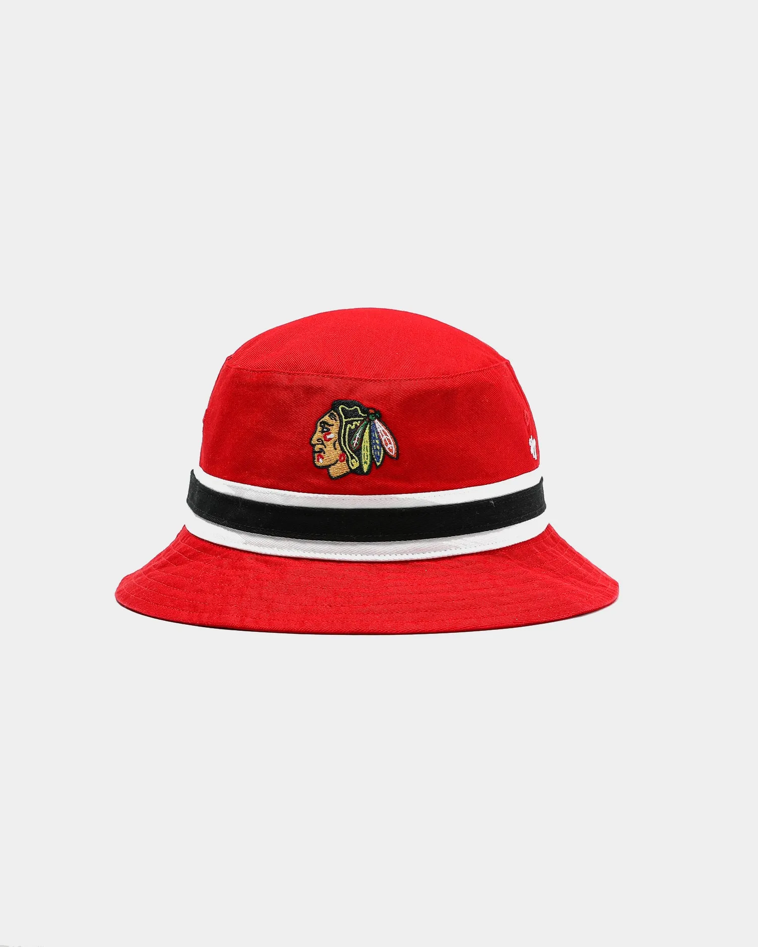 47 Brand Chicago Blackhawks Striped Bucket Red