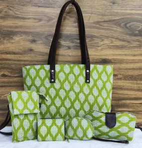 5 Combo Set Bag In Green