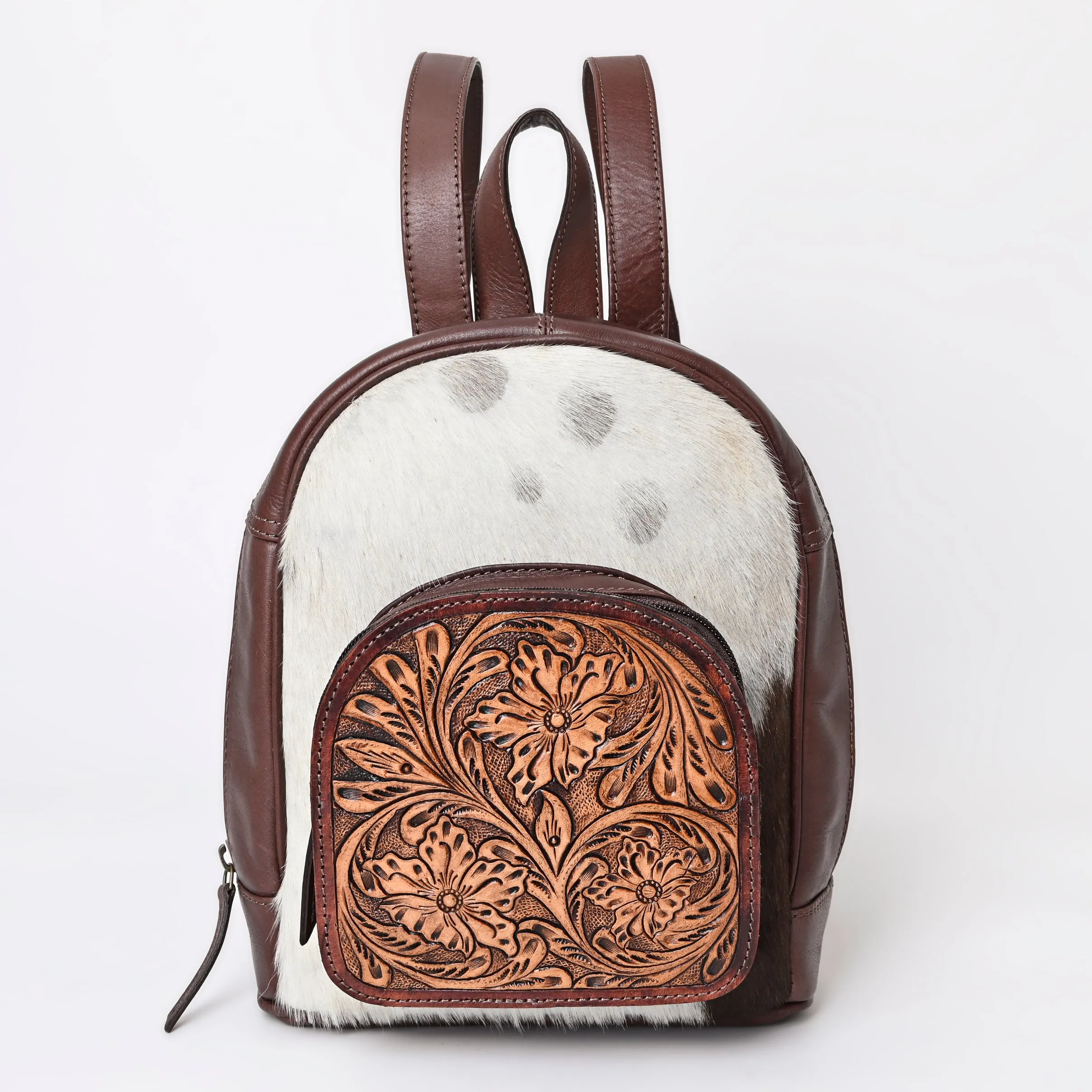 A&A-1049 Montana West Genuine Leather Collection Hair-On Mini Backpack