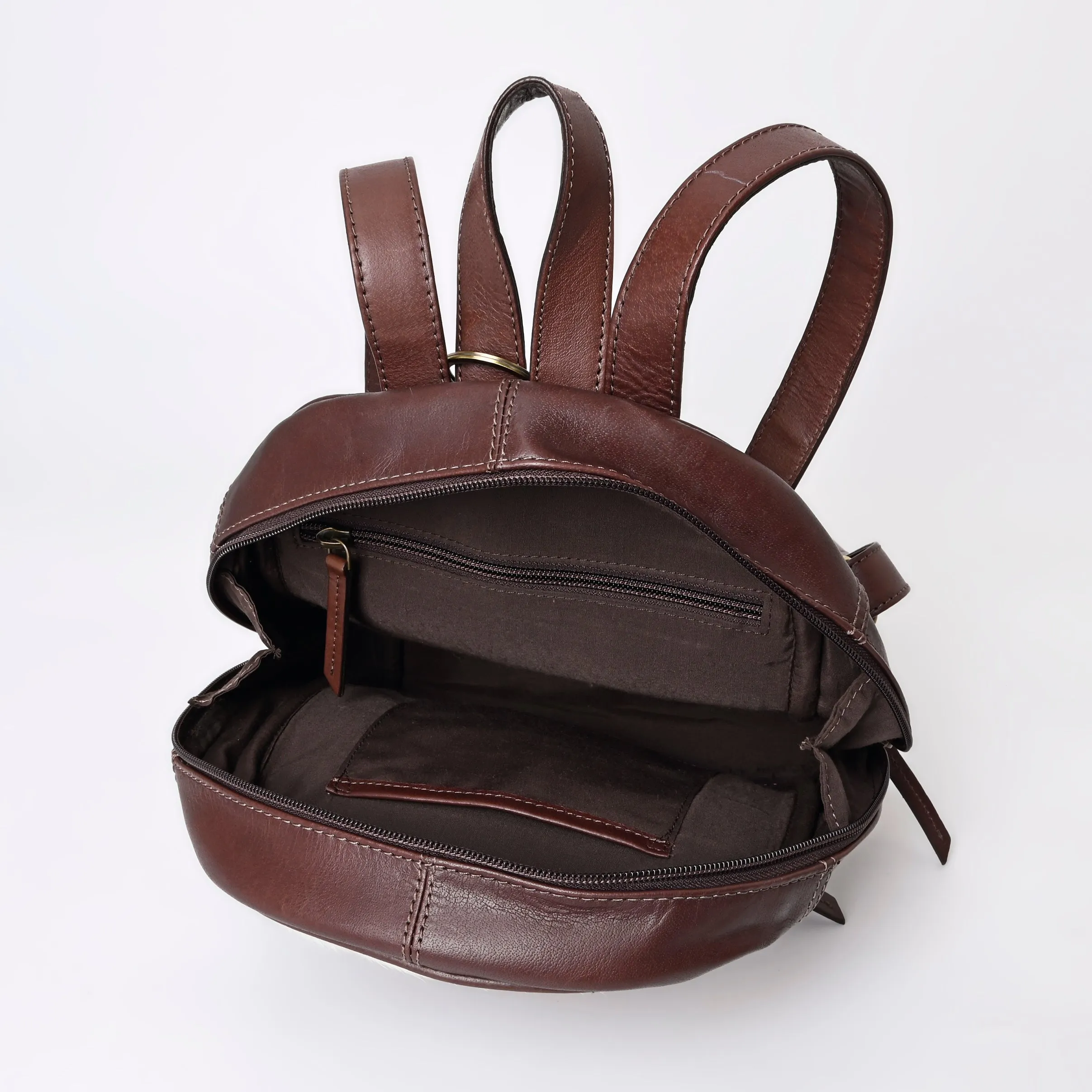 A&A-1049 Montana West Genuine Leather Collection Hair-On Mini Backpack