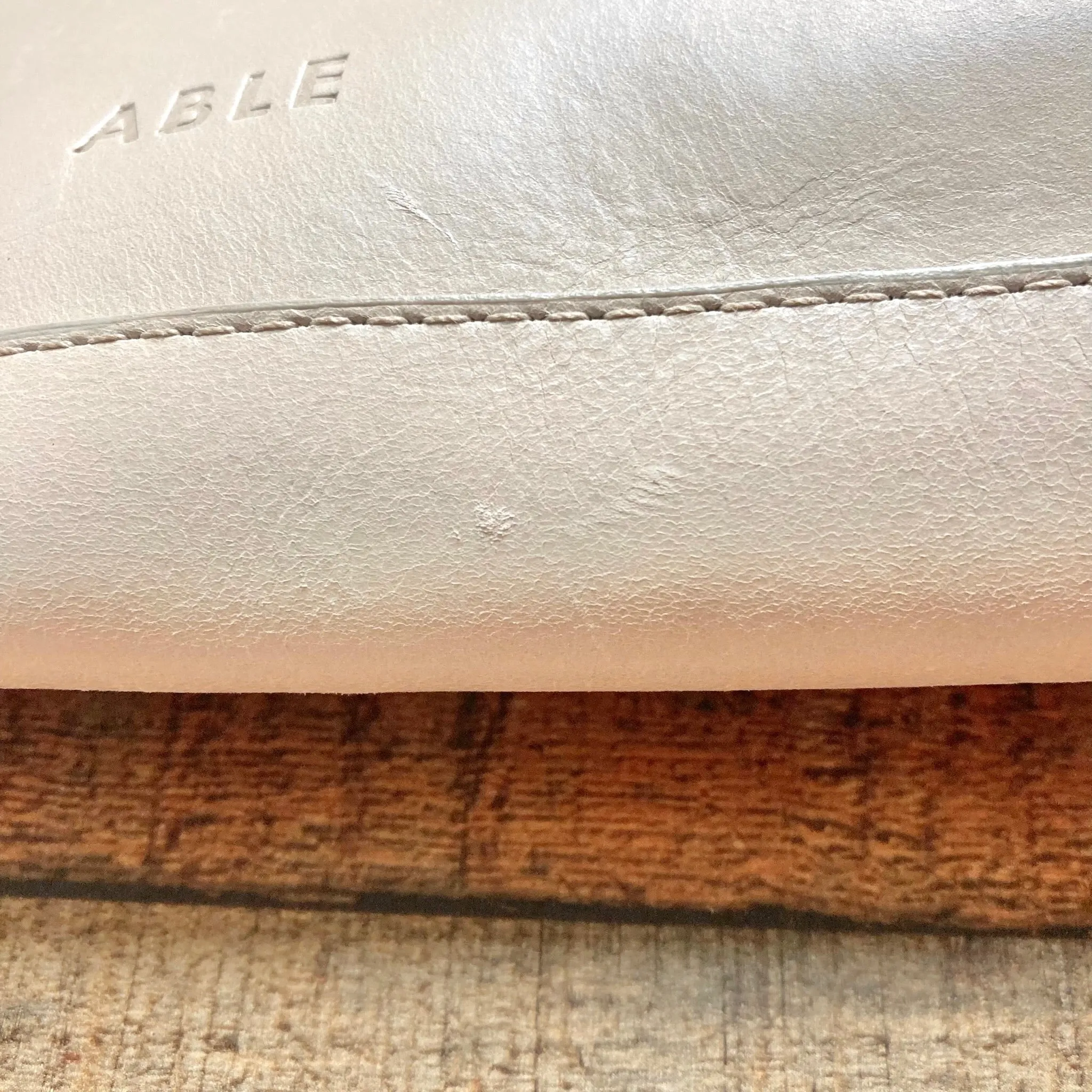 ABLE Tan Leather Handbag (see notes)