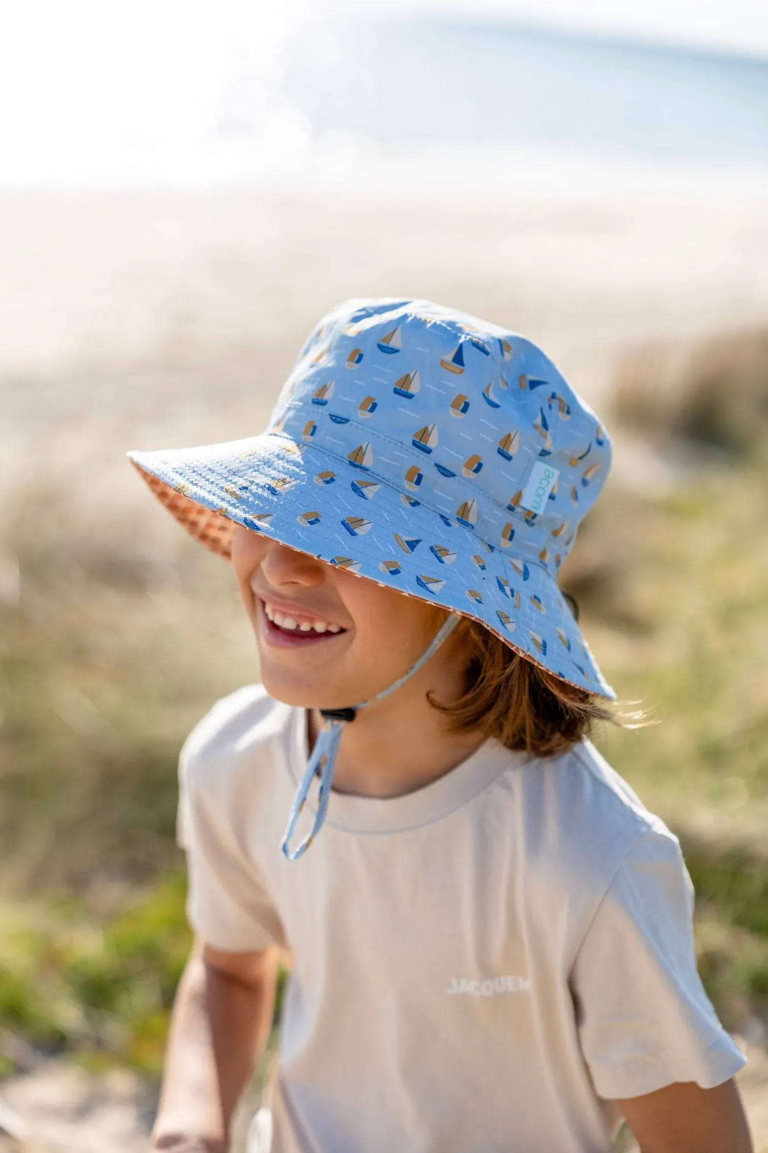 Acorn Wide Brim Bucket Hat - Sail the Bay