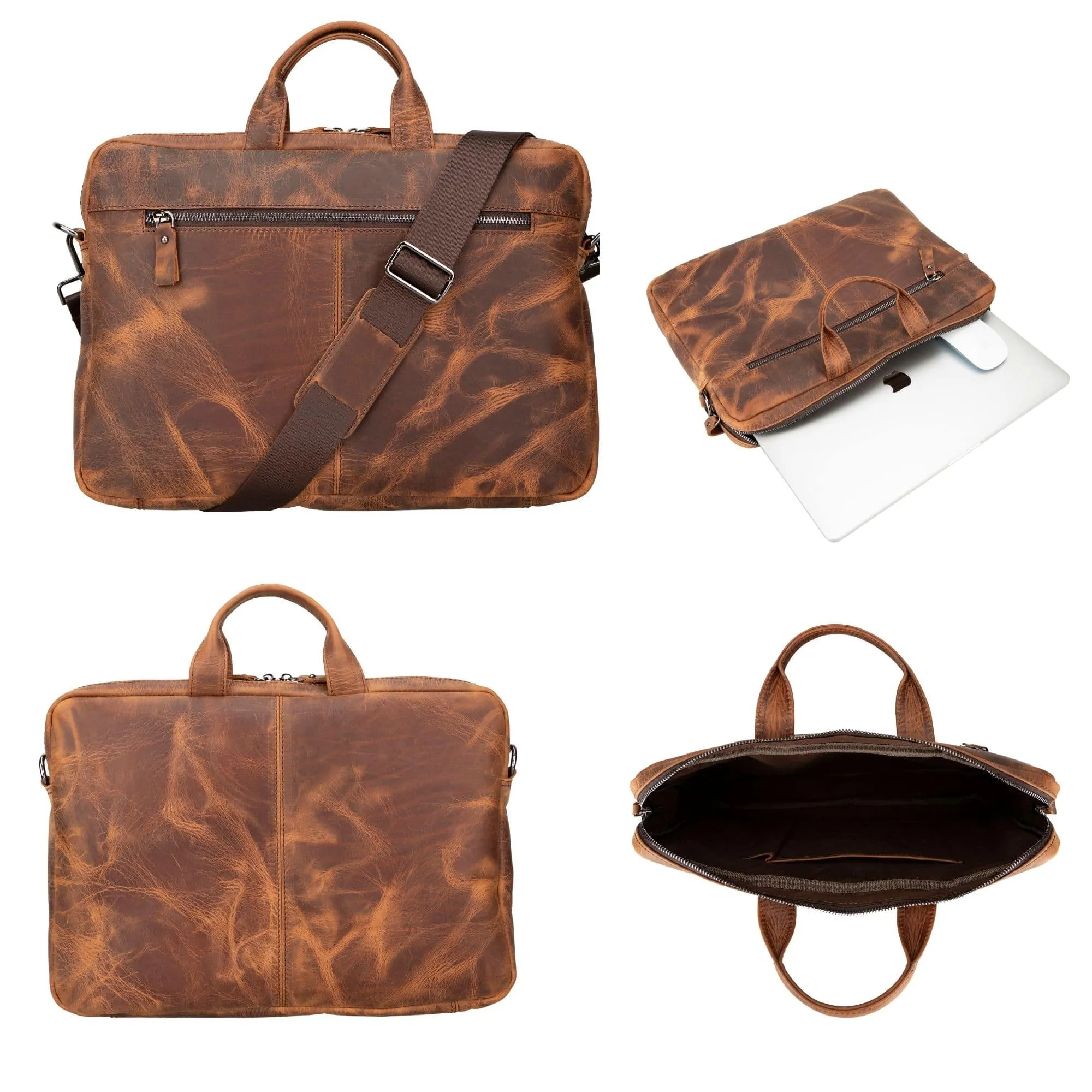 Afton MacBook Leather Sleeve and Bag