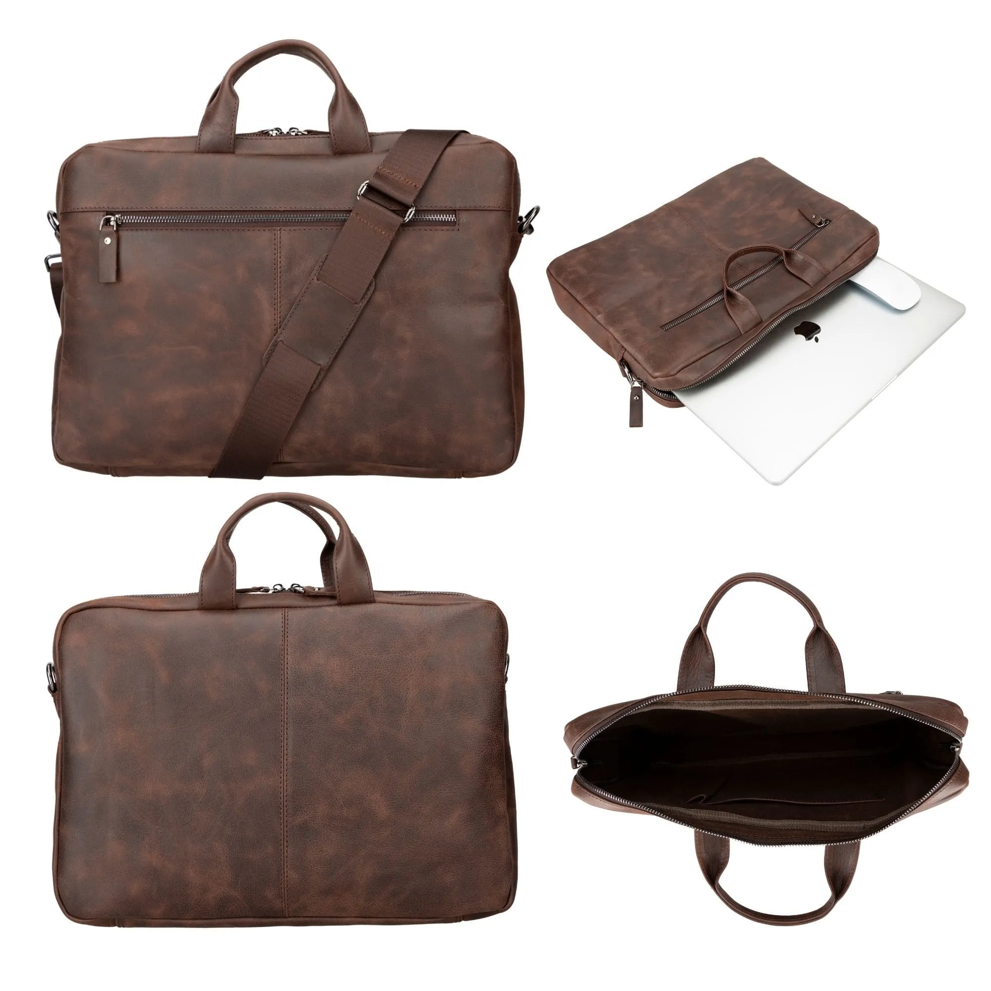 Afton MacBook Leather Sleeve and Bag