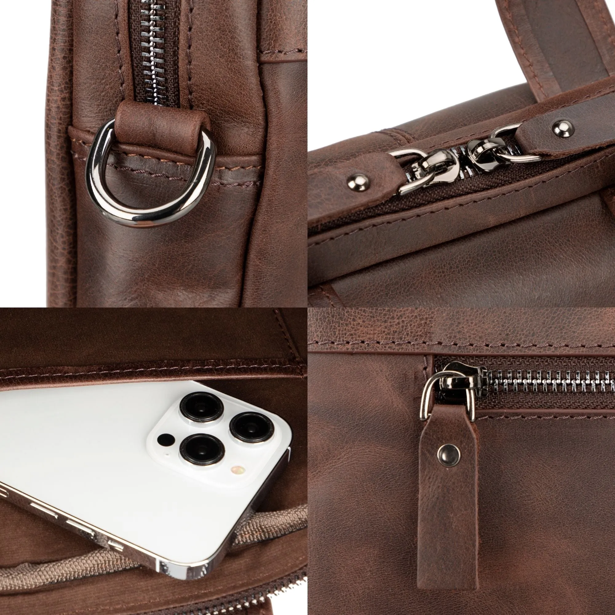 Afton MacBook Leather Sleeve and Bag