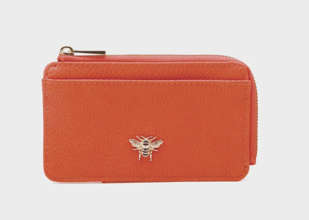 Alice Wheeler Bath Coin/Card Purse Orange