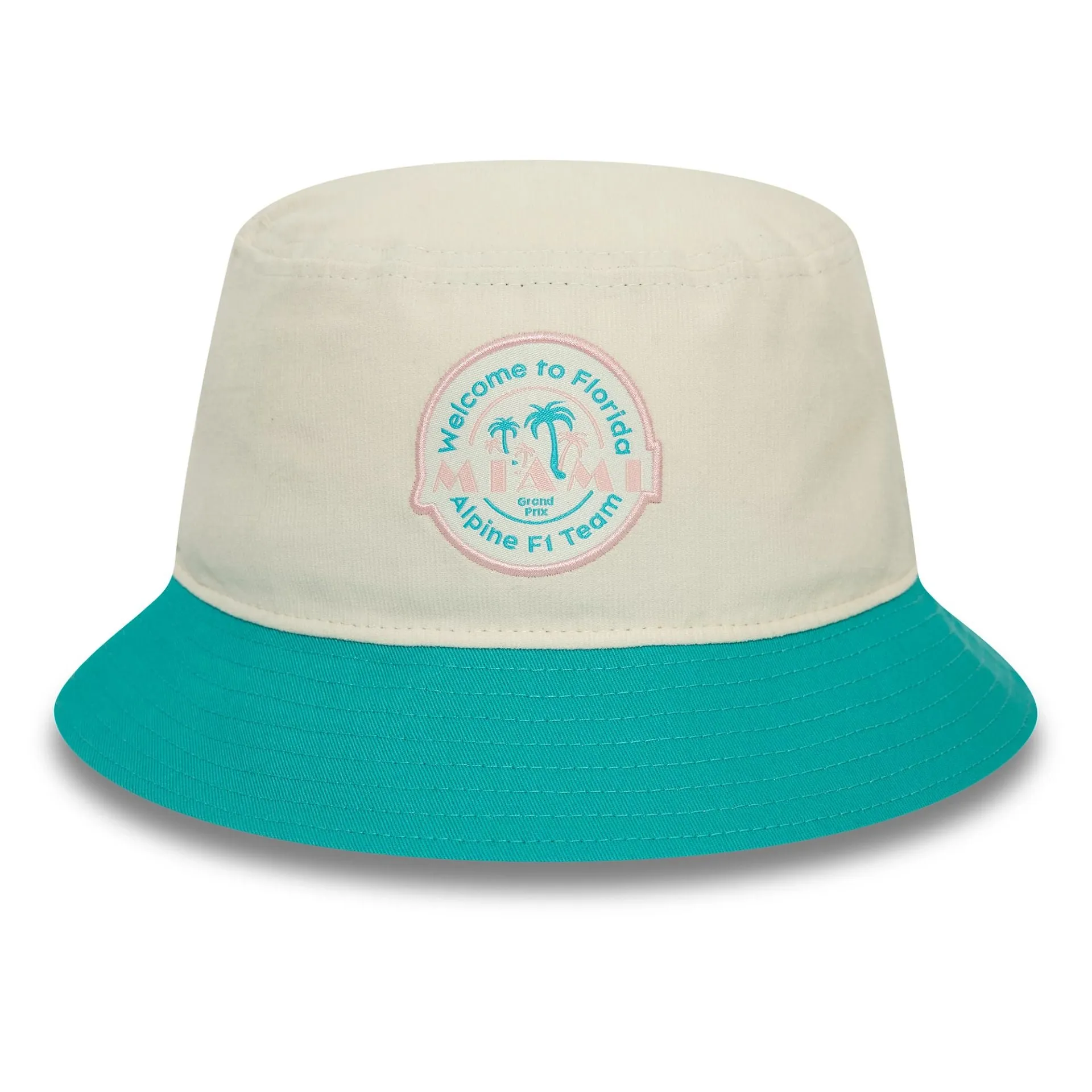 Alpine Racing Miami Race Special White Bucket Hat