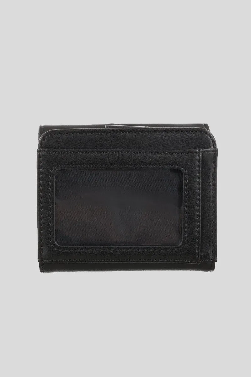 Amantea Slg Card & Coin Purse - Black