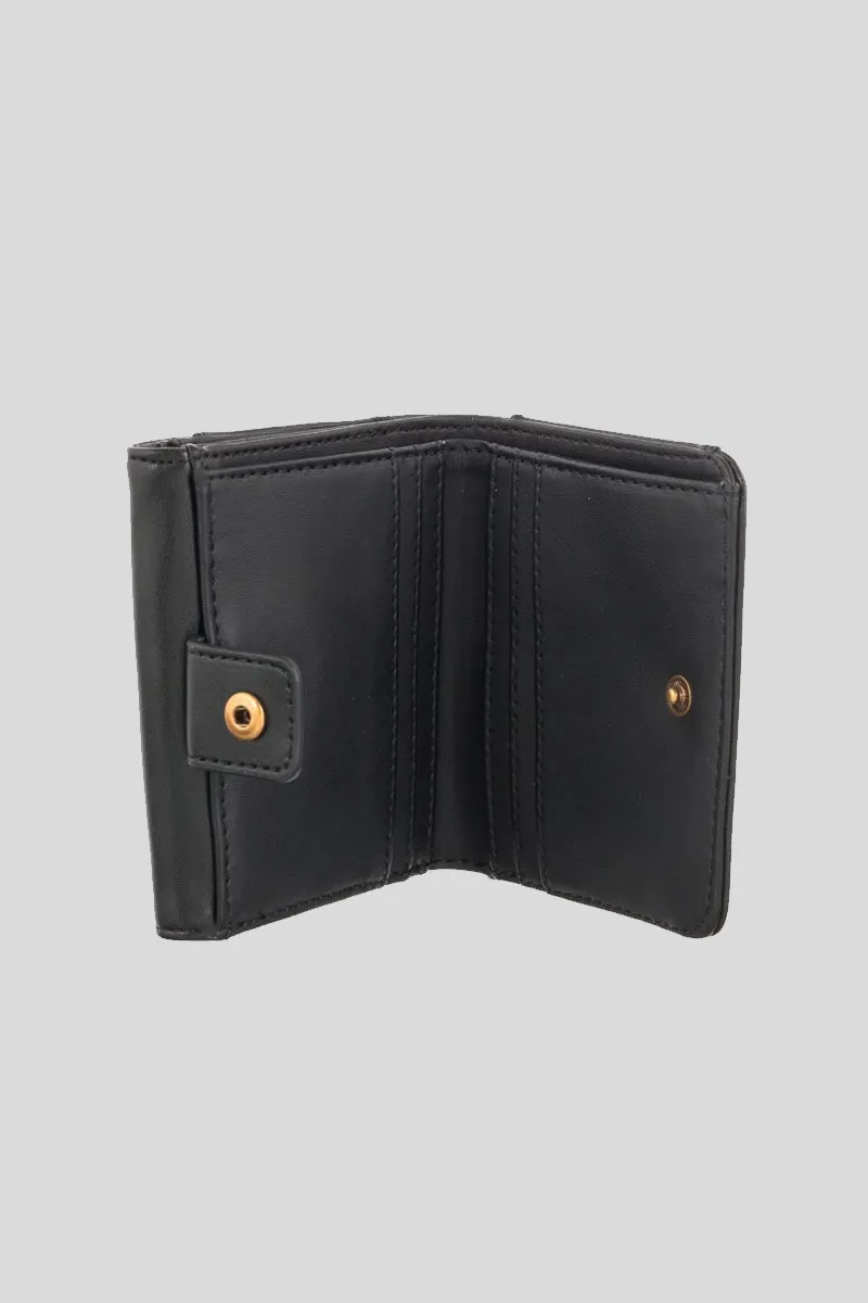 Amantea Slg Card & Coin Purse - Black