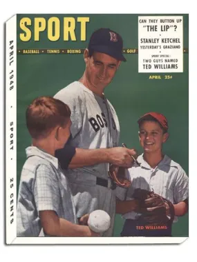 April 1948 SPORT Cover (Ted Williams, Boston Red Sox)