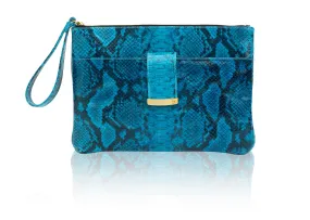 Aqua Blue Karla Pouch