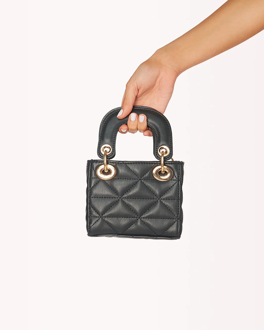 ARABELLA HANDLE BAG - BLACK