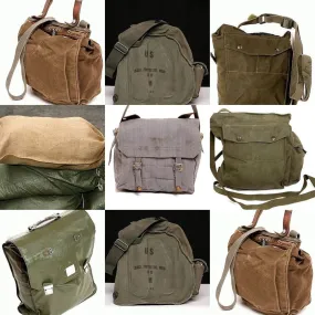 Assorted New & Used Military Surplus Haversack/Shoulder Bag Grab Bag