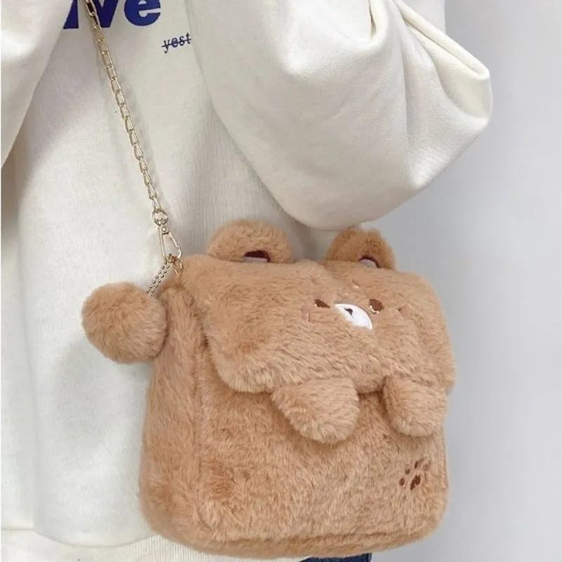 Baby Bear Fur Handbag