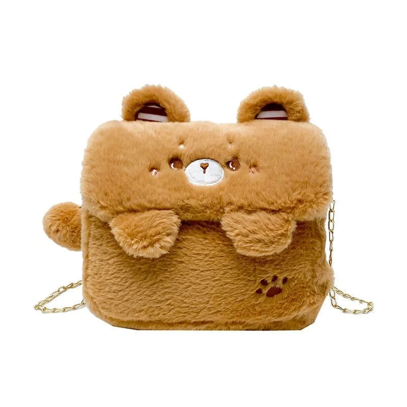 Baby Bear Fur Handbag