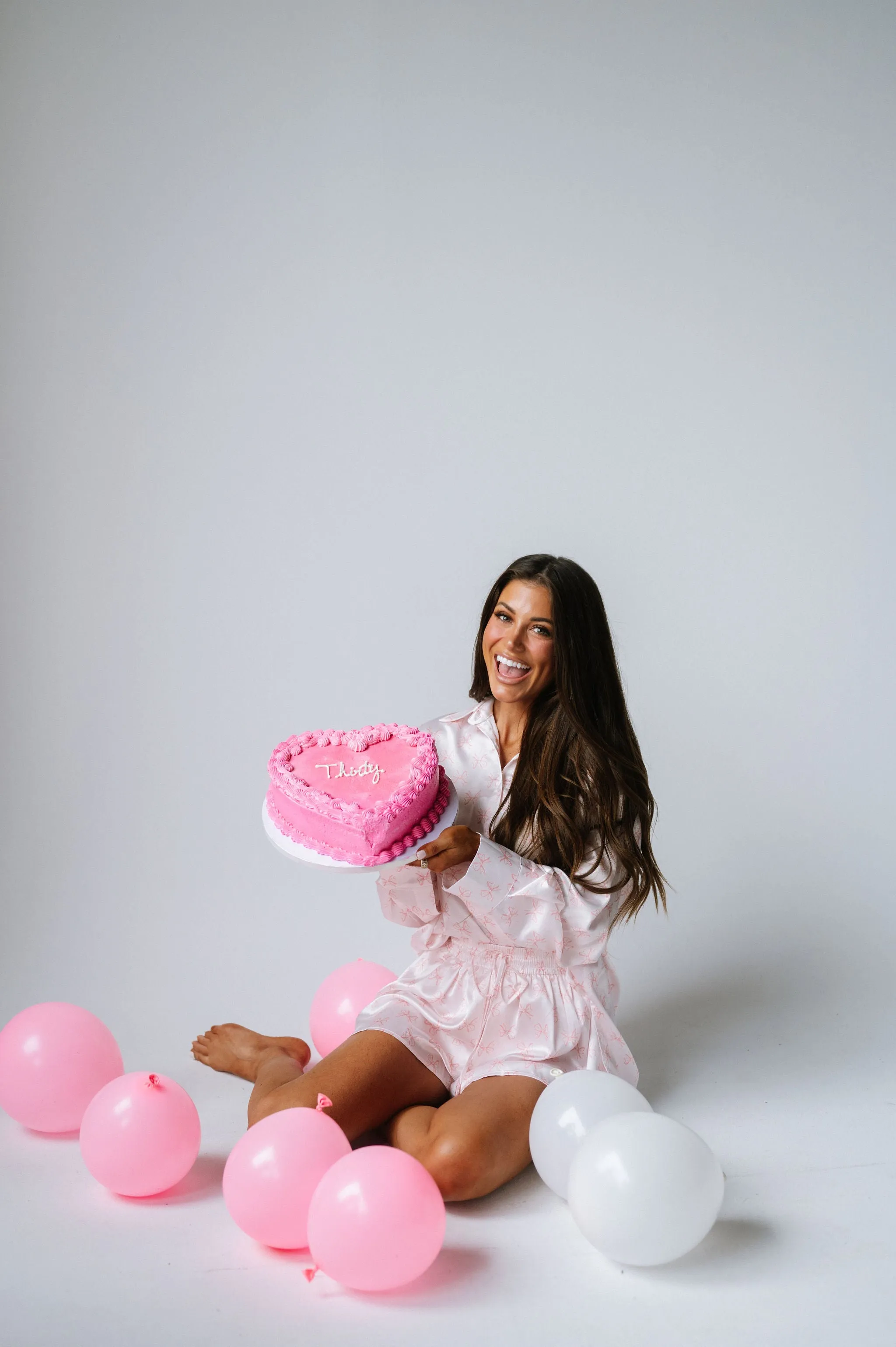 Baby Pink Bow Pajama Set