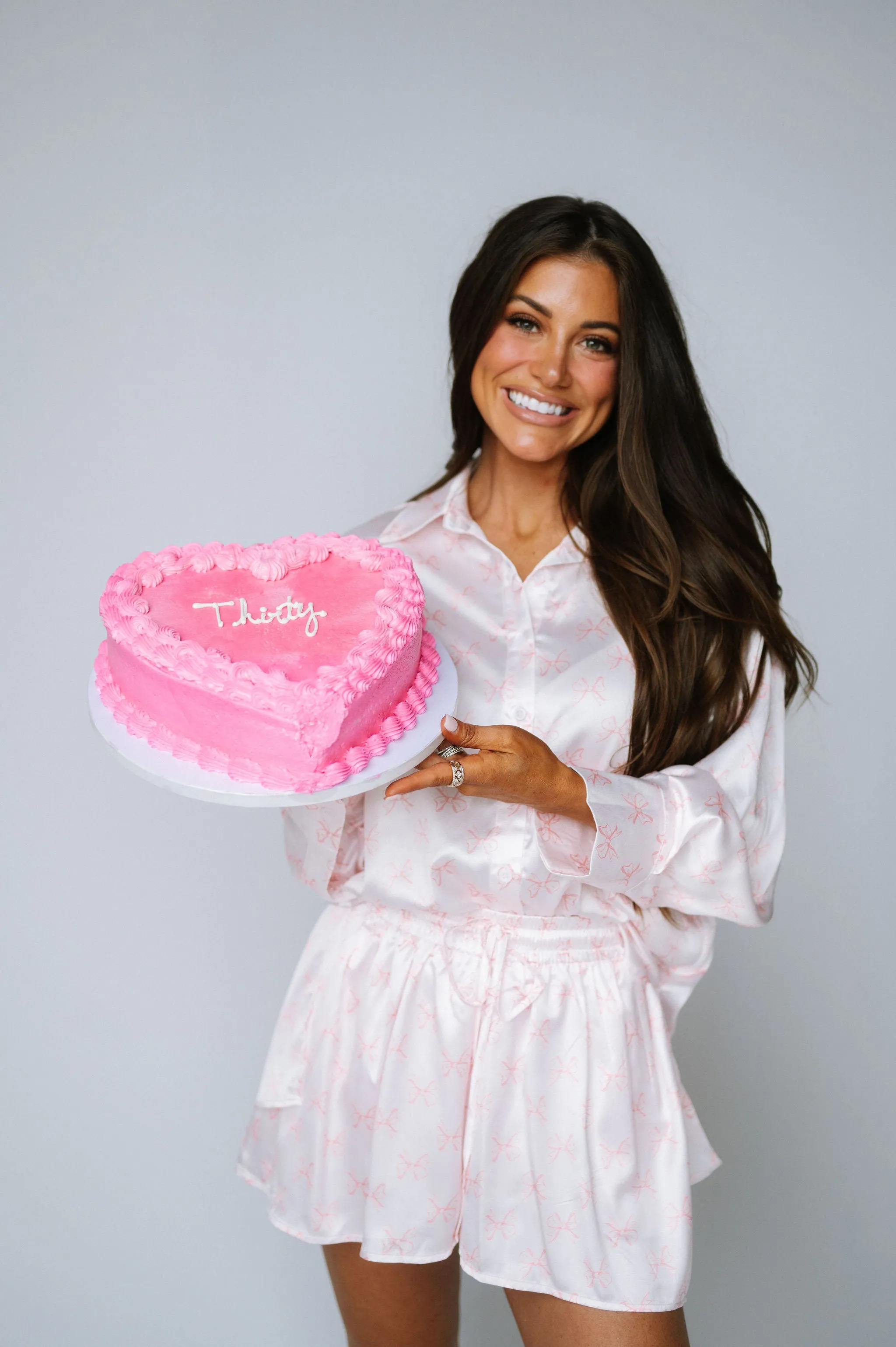 Baby Pink Bow Pajama Set