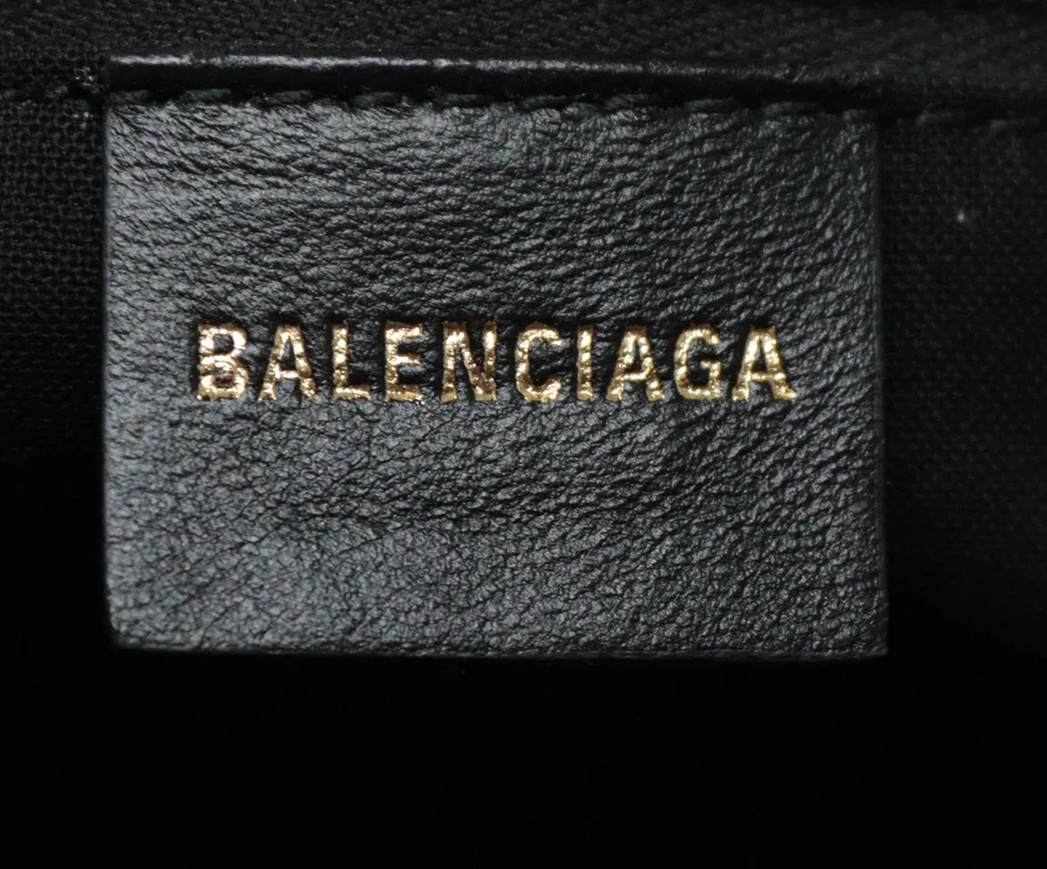 Balenciaga Tan & Brown East West Tote Bag