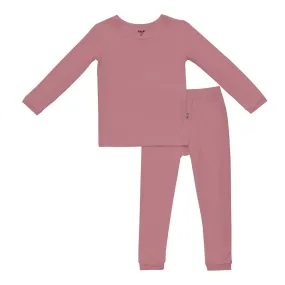 Bamboo Long Sleeve Pajamas | Dusty Rose