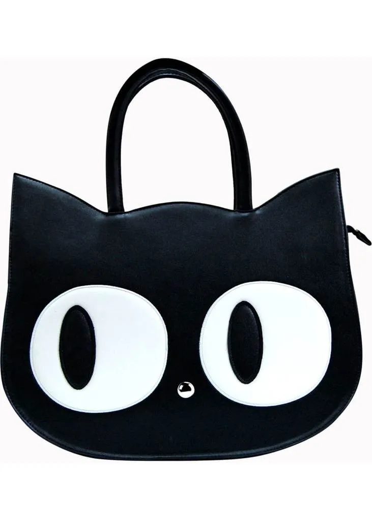 Banned Cat in the Bag Shoulder Bag Black