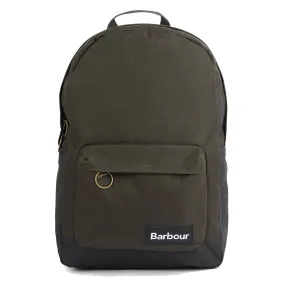 Barbour Highfield Canvas Backpack Navy / Olive