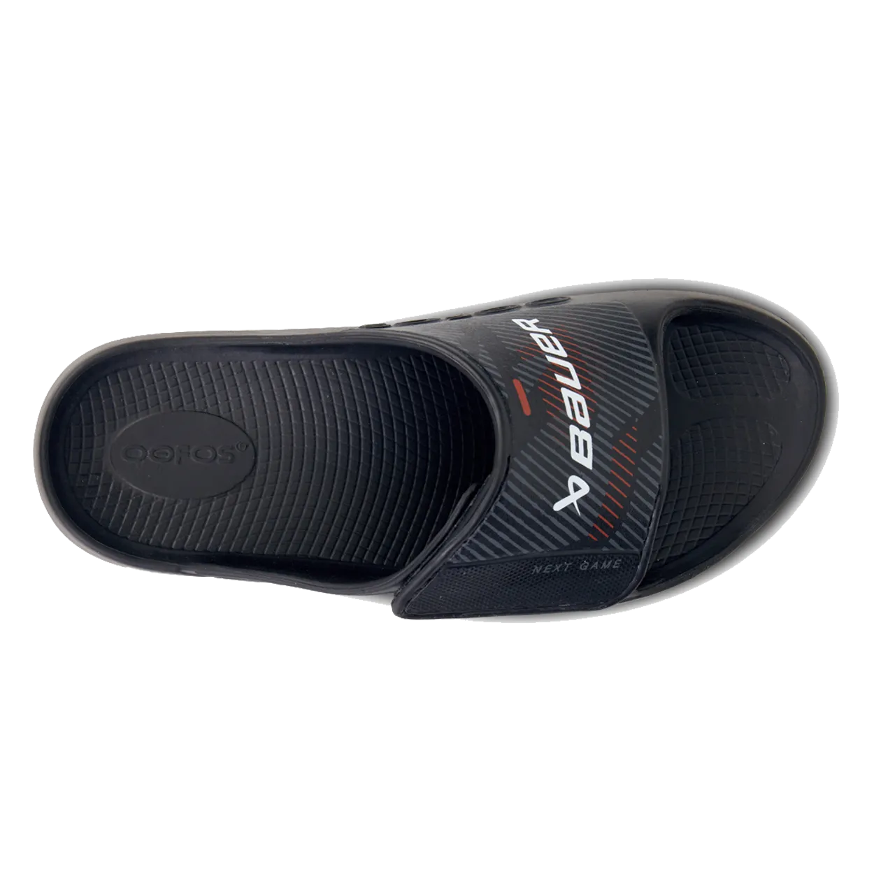 BAUER OOFOS NEXT GAME SPORT FLEX SLIDE BLACK JUNIOR