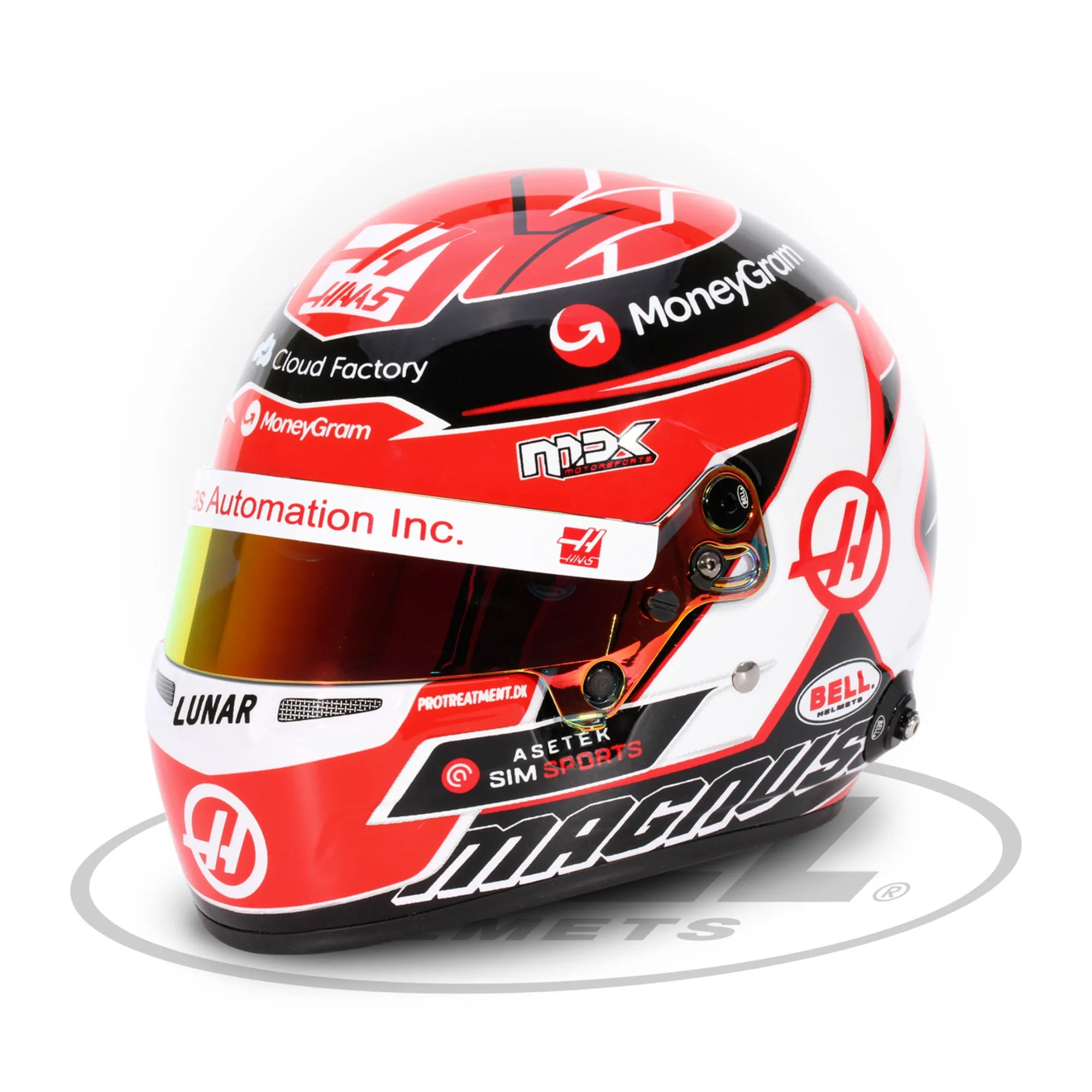 Bell 1:2 Scale Mini Helmet Kevin Magnussen 2023