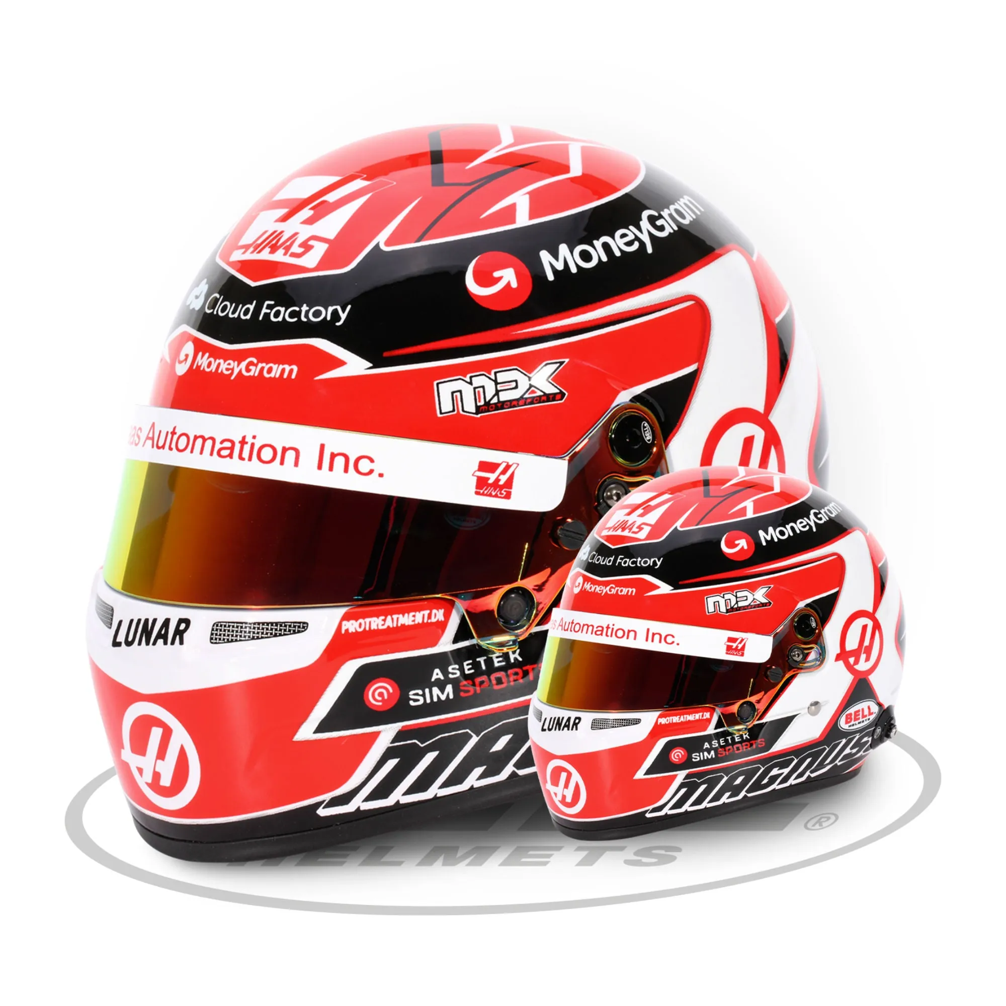 Bell 1:2 Scale Mini Helmet Kevin Magnussen 2023