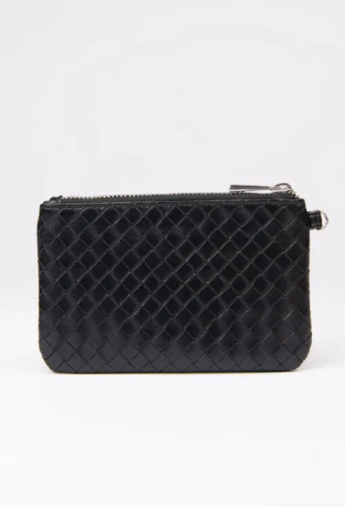 Billetera Rusty Essence Coin Purse 2* Black/Silver