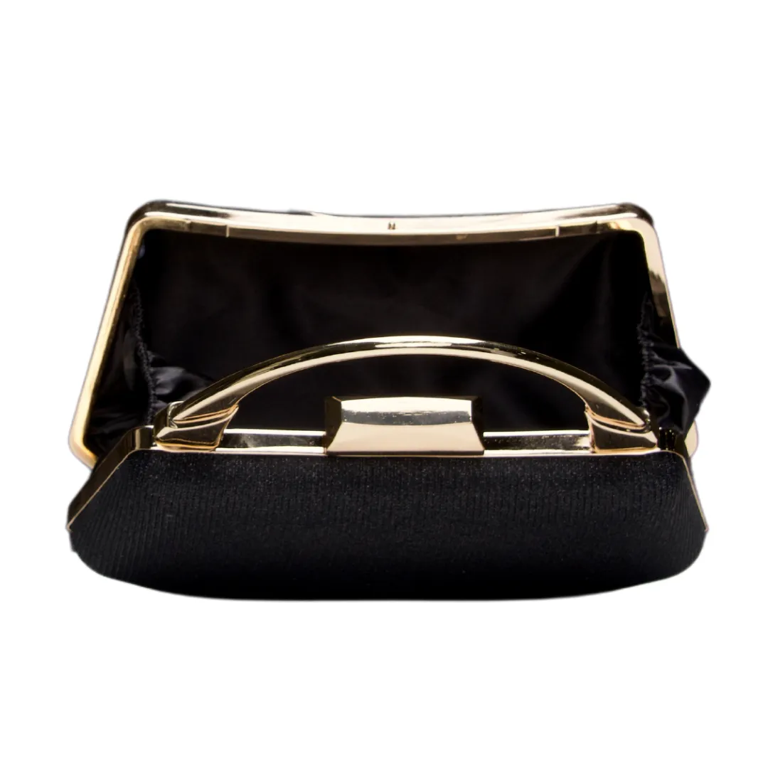 Black Dahlia Edge Clutch