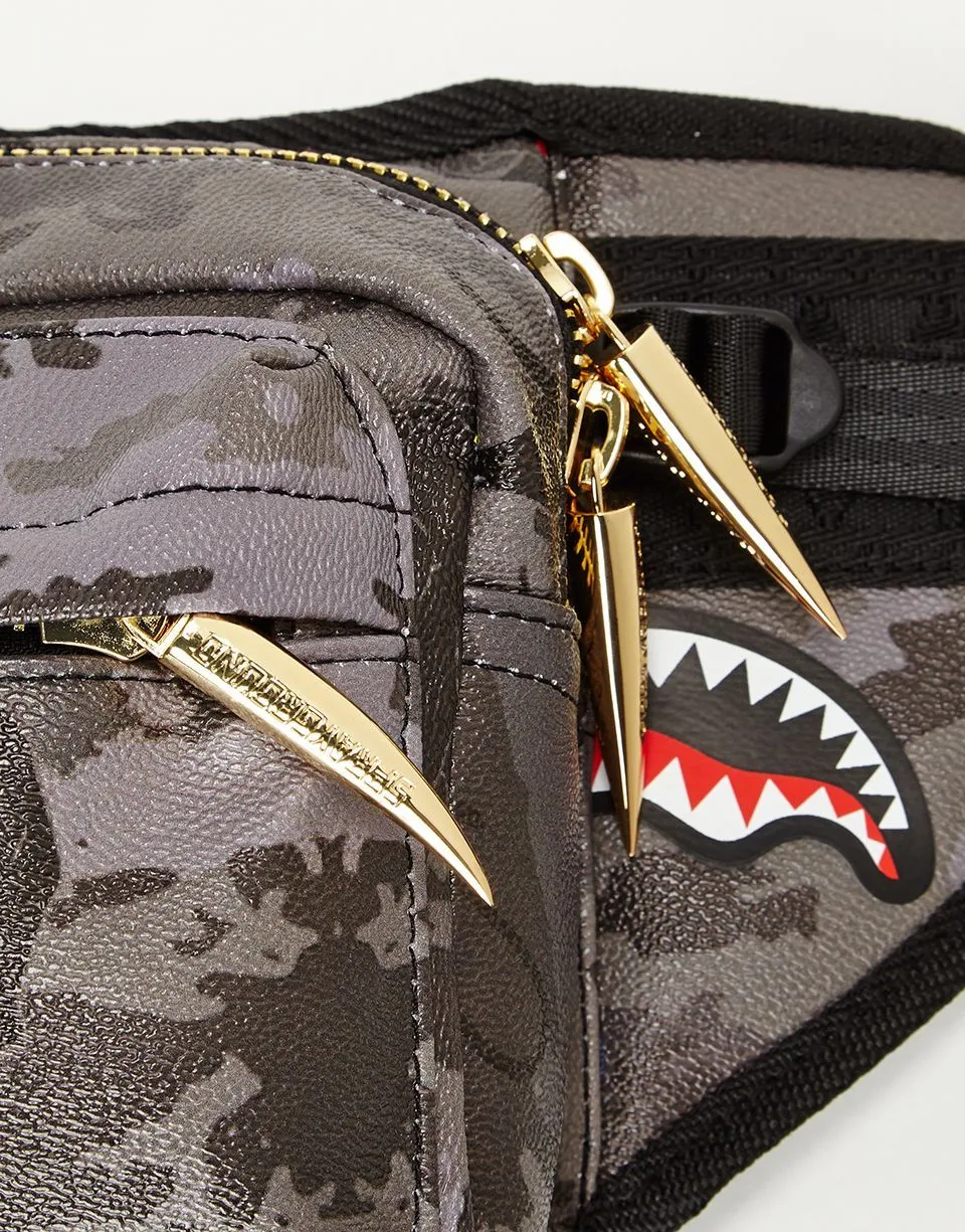 BLACK PANTHERA CAMO CROSSBODY