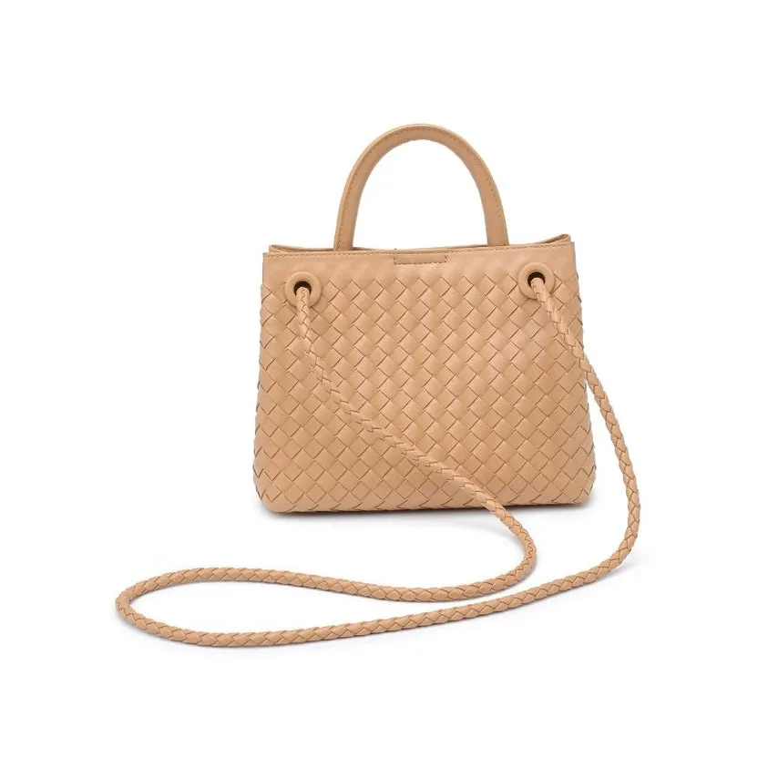 Blakely Woven Crossbody-Natural