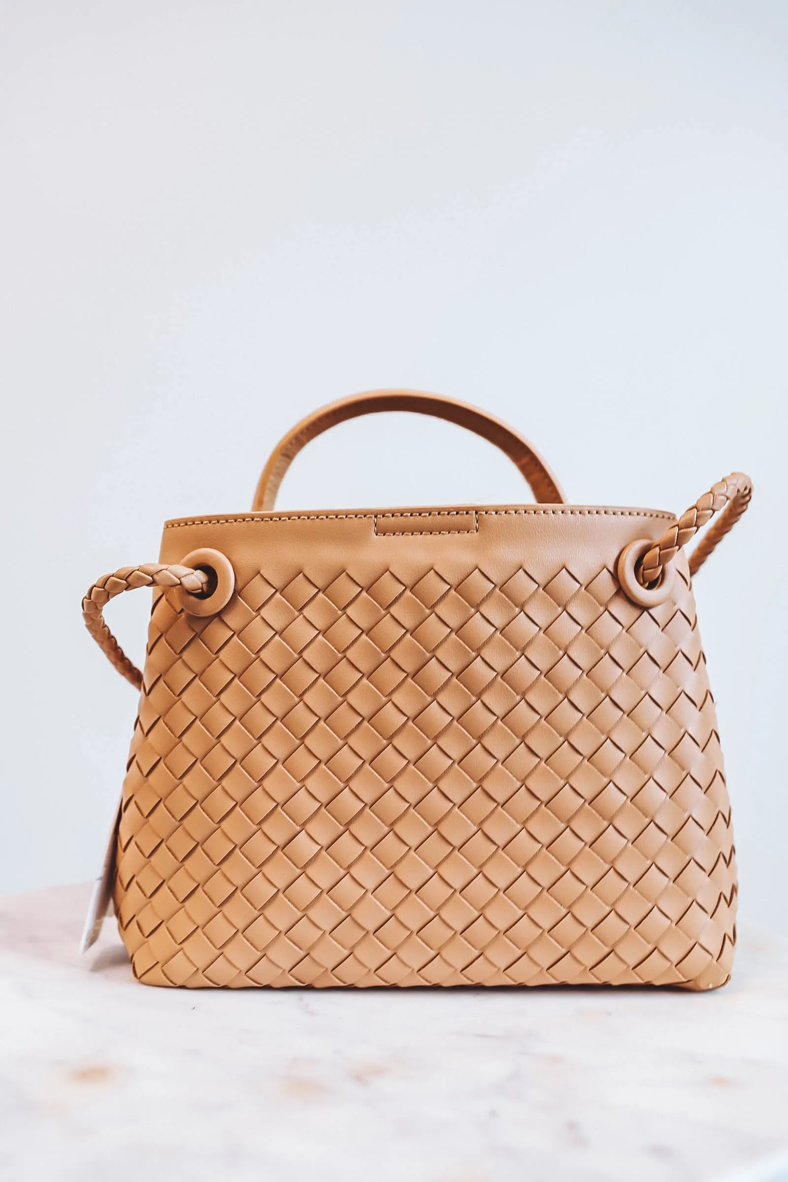 Blakely Woven Crossbody-Natural