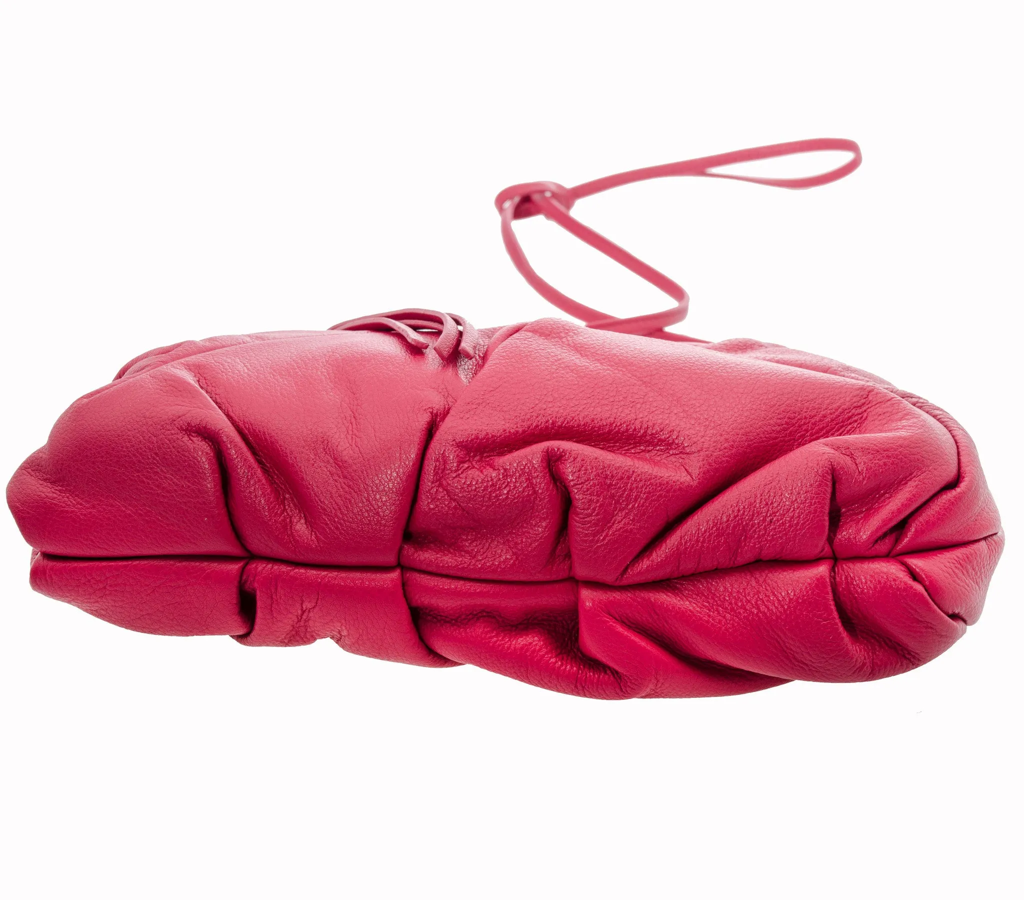 Bodhi Small Soft Leather Clutch in Country Rose