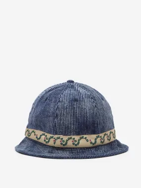 Brain Dead BD Wave Bell Bucket Hat - Navy