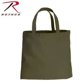 Canvas Camo And Solid Tote Bag