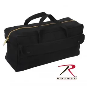 Canvas Jumbo Tool Bag With Brass Zipper