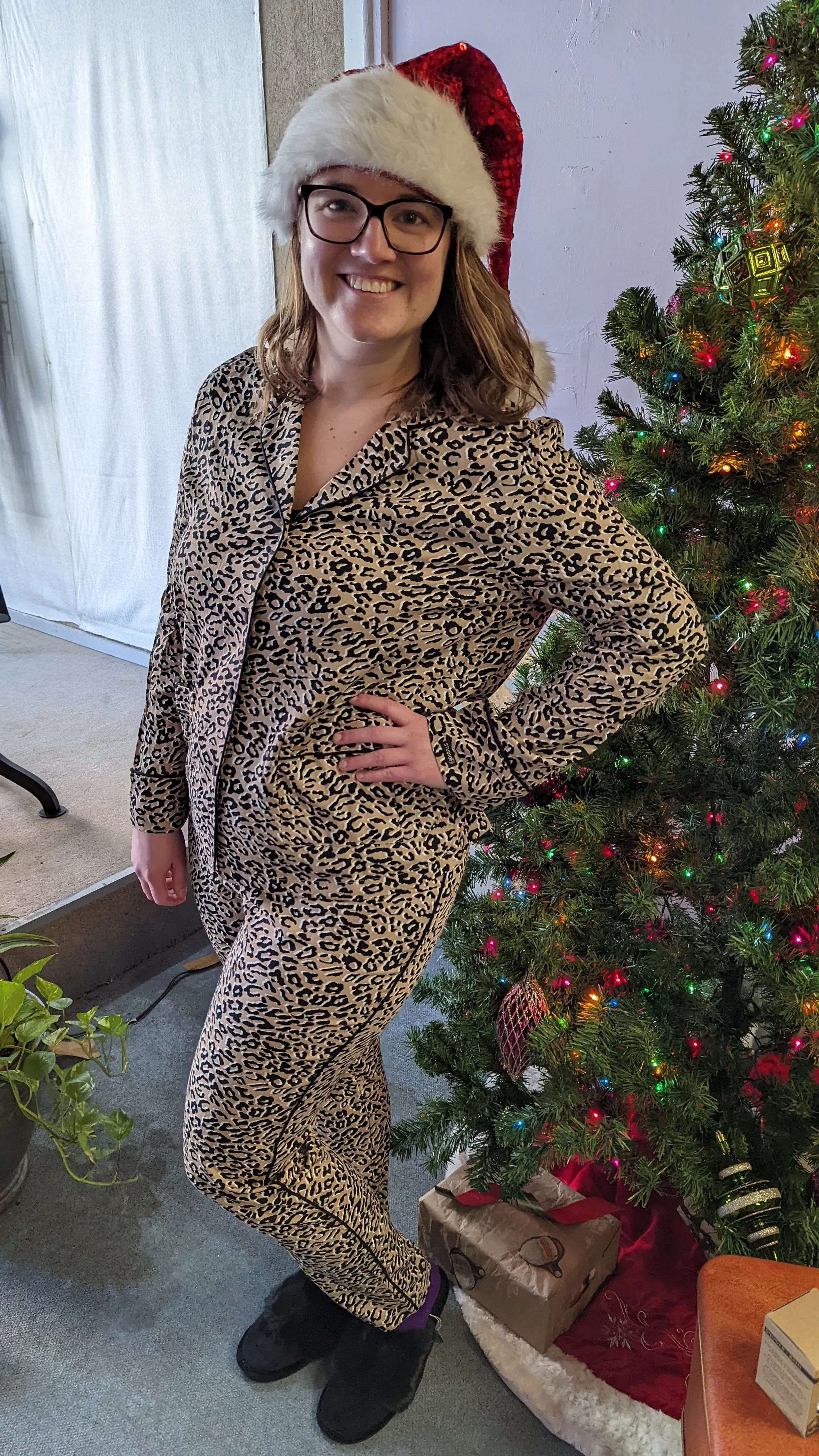 Cheetah Pajama Set