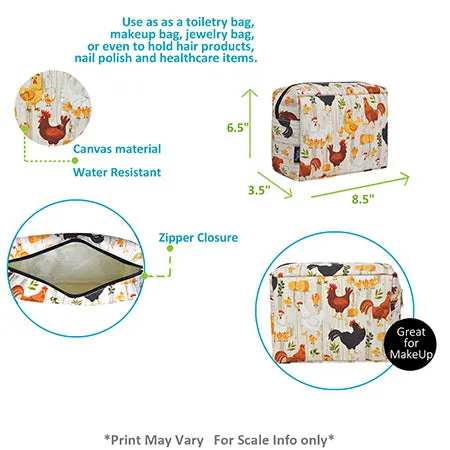 Chick's Will Be Chick's NGIL Large Cosmetic Travel Pouch