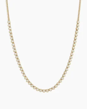 Classic Diamond Row Necklace