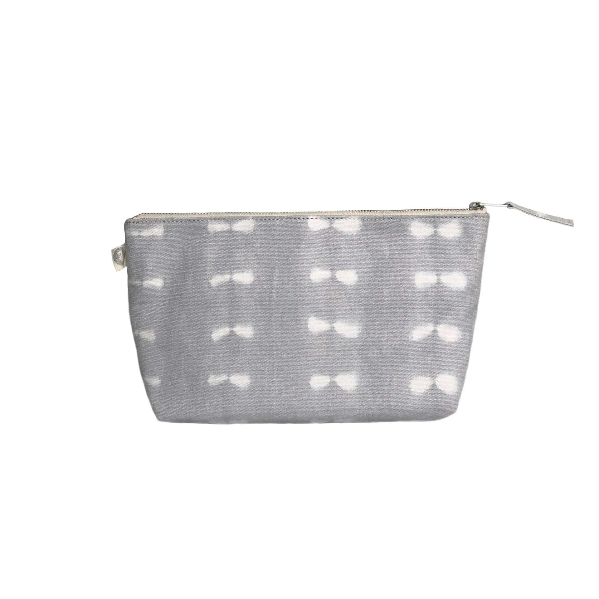 Clutch Bag: Grey Shibori