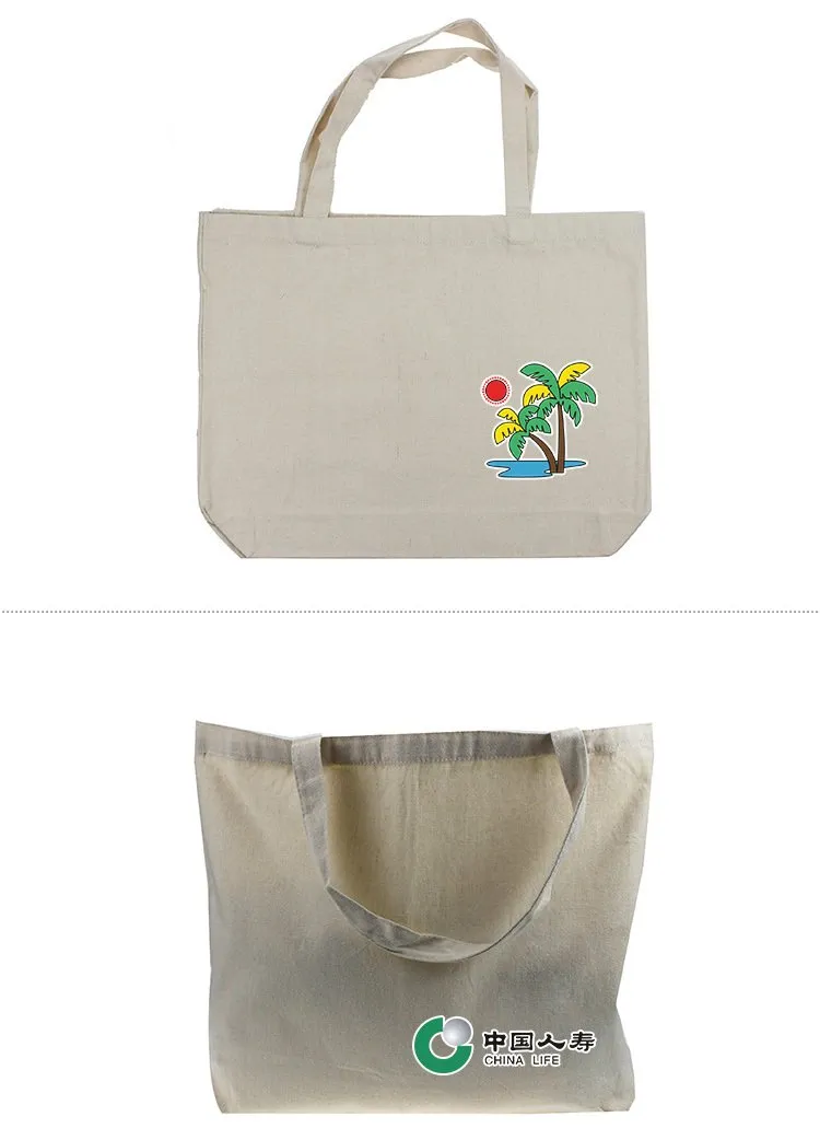 Cotton Canvas Tote Bag 42*32*10cm