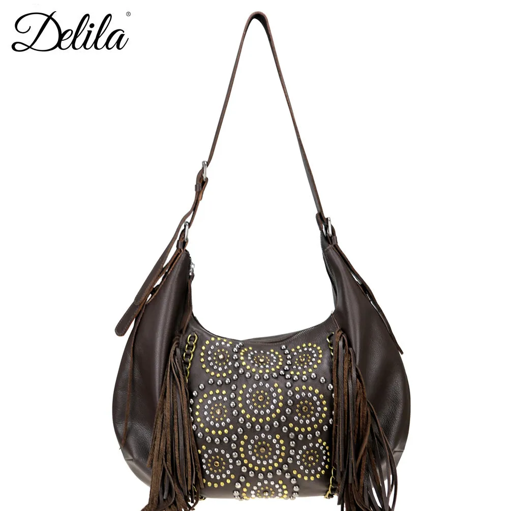 Delila 100% Genuine Leather Collection Hobo