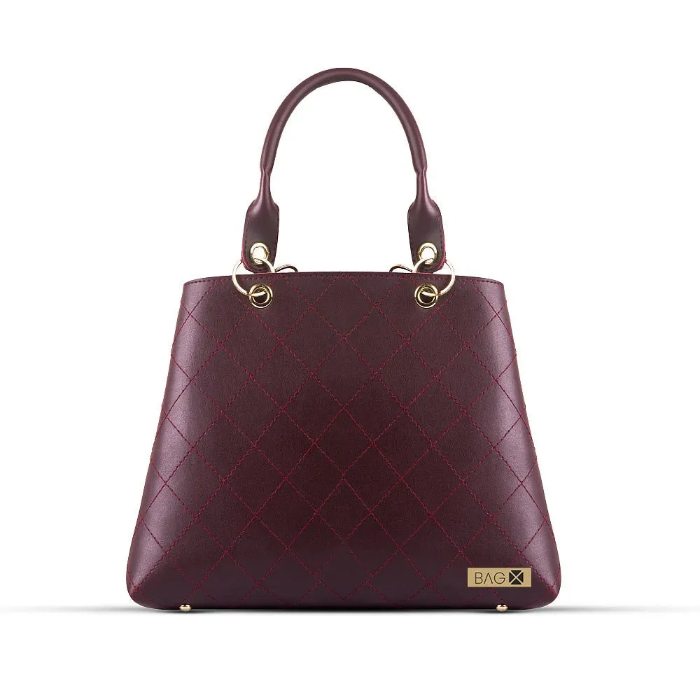 Eden Maroon Handbag