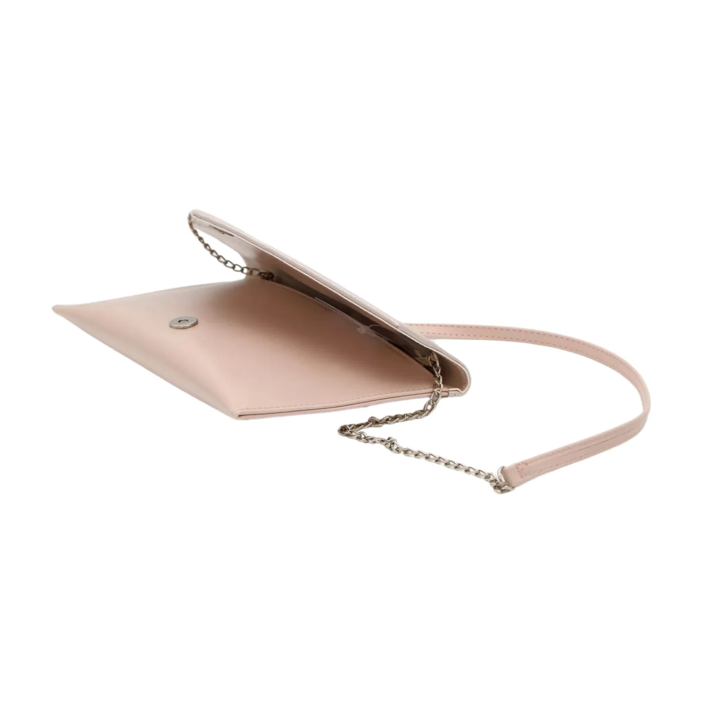 Emis  Silver Shimmer & Blush  Envelope Clutch Bag