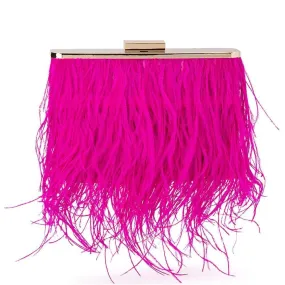 Estelle Feather Clutch